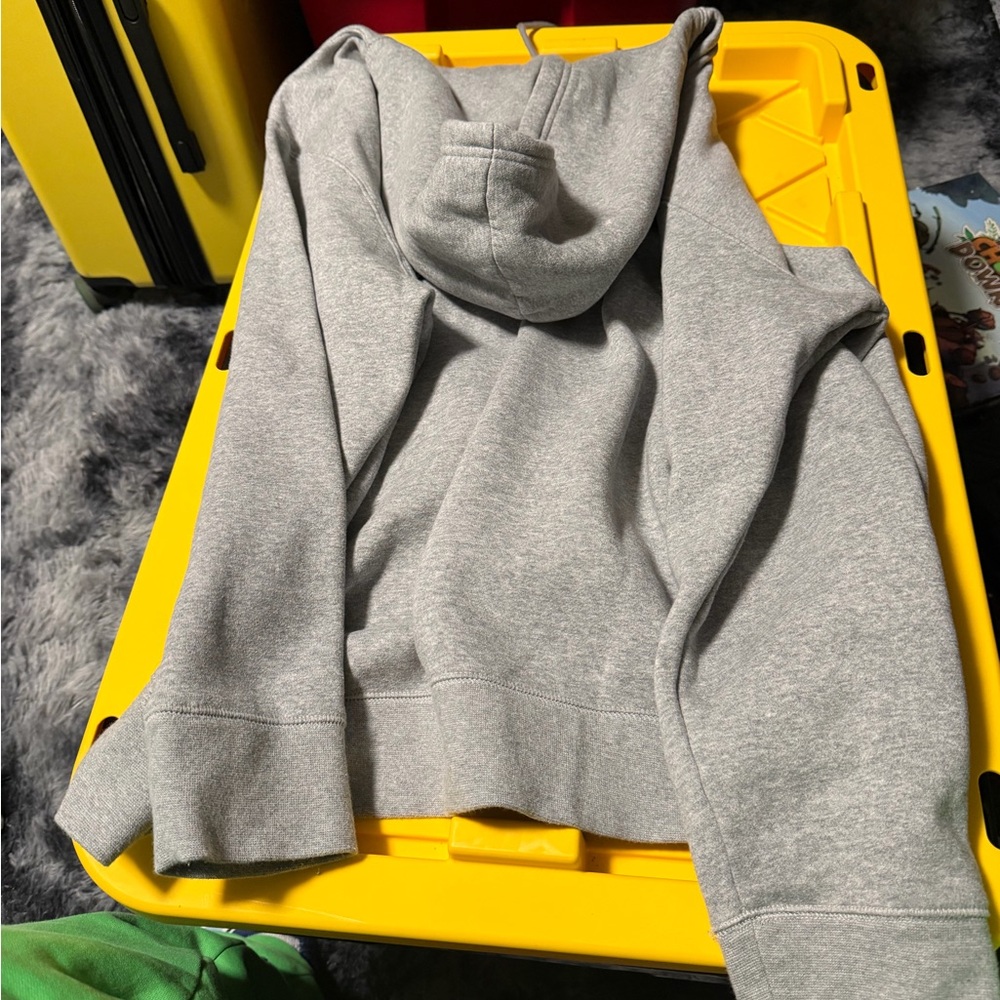 Nike SB Gray hoodie with Red Swoosh and Blue Script - Picture 3 of 3